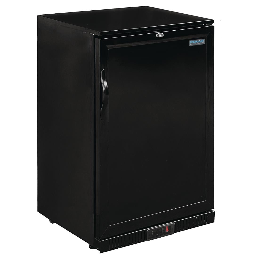 GL015 Polar G-serie 900mm barkoeling enkele deur 138L zwart