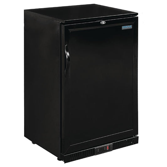 GL015 Polar G-serie 900mm barkoeling enkele deur 138L zwart