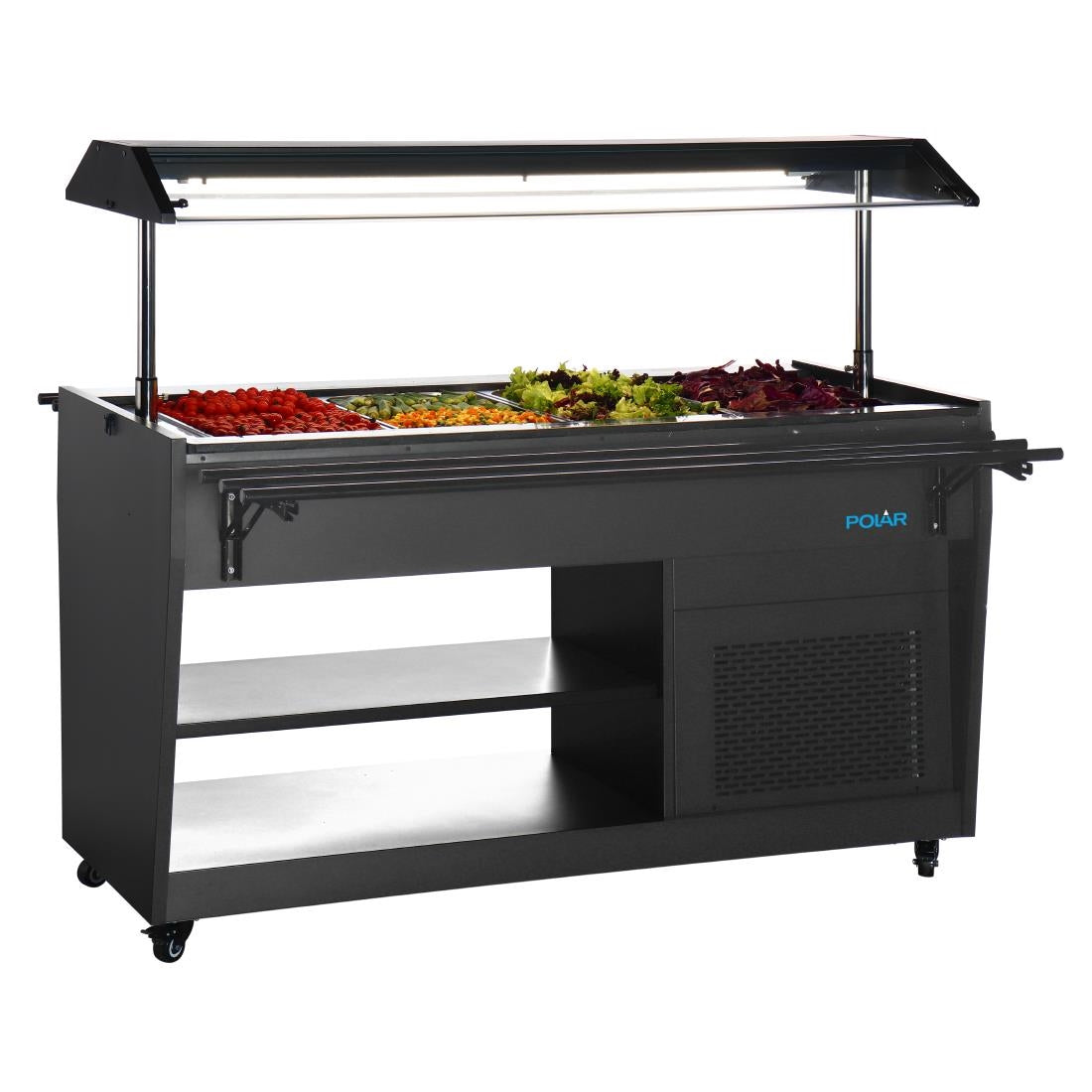 PG007 Polar G-Serie Gekoelde Buffetbar Zwart