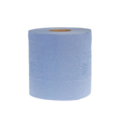 DL921 Jantex centrefeed 2-laags handdoekrollen blauw 120m (6 stuks)