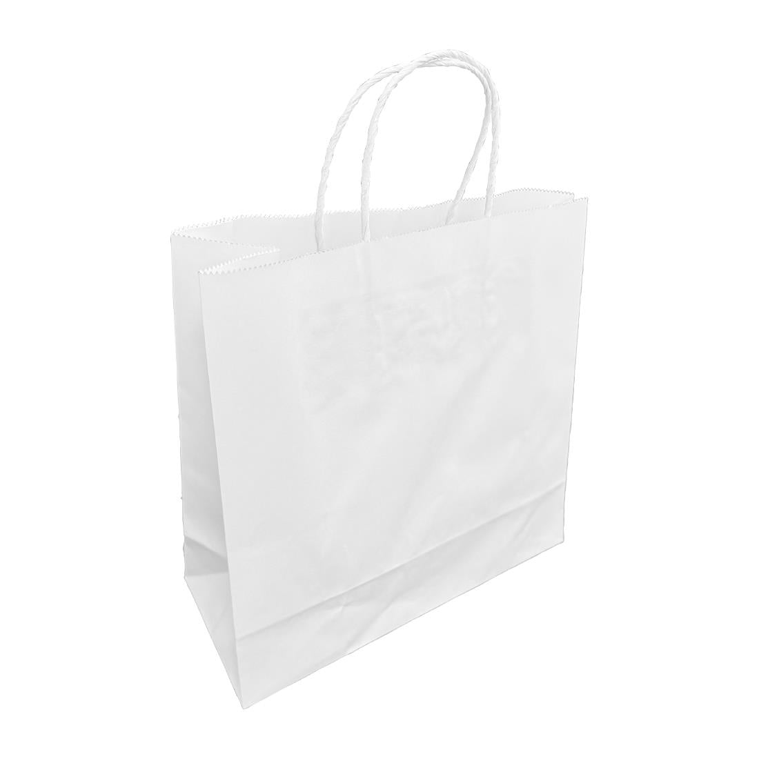 HY761 Fiesta Recyclebare Witte Papieren Tassen met Gedraaid Handvat Klein (250 stuks)