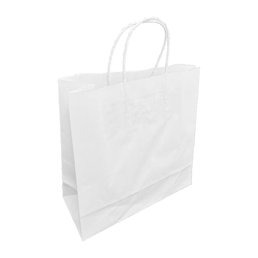 HY761 Fiesta Recyclebare Witte Papieren Tassen met Gedraaid Handvat Klein (250 stuks)