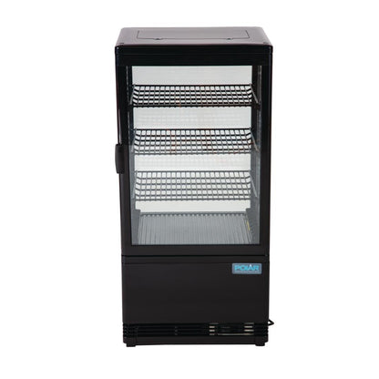 CX577 Polar C-Serie Energiezuinige Toonbankkoeling Zwart 68Ltr