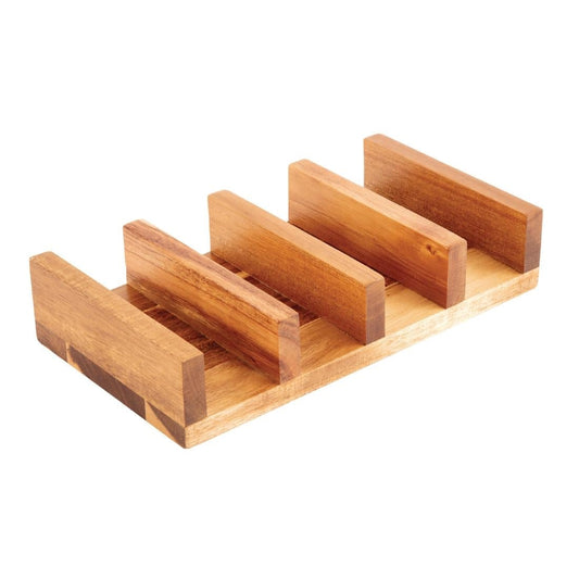 CK970 Olympia taco houder acaciahout 15x12x4cm