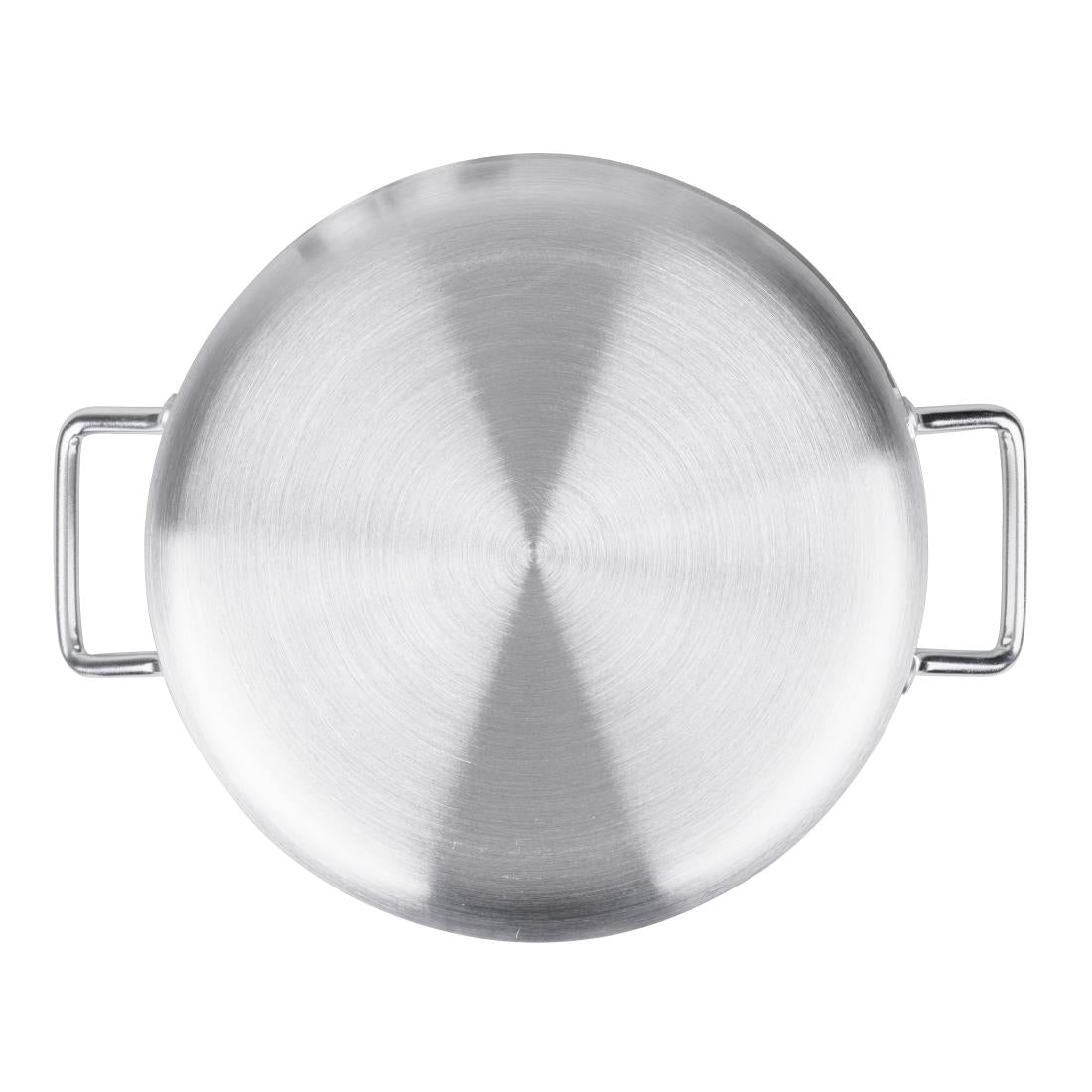 K645 Vogue aluminium pan met au bain marie inzet 10Ltr