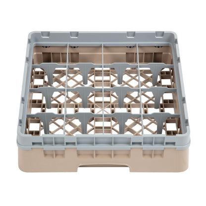 DW550 Cambro Camrack vaatwaskorf met 16 compartimenten max. glashoogte 9,2cm