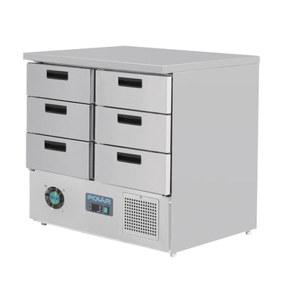 FA440 Polar G-serie koelwerkbank met 6 lades 240L