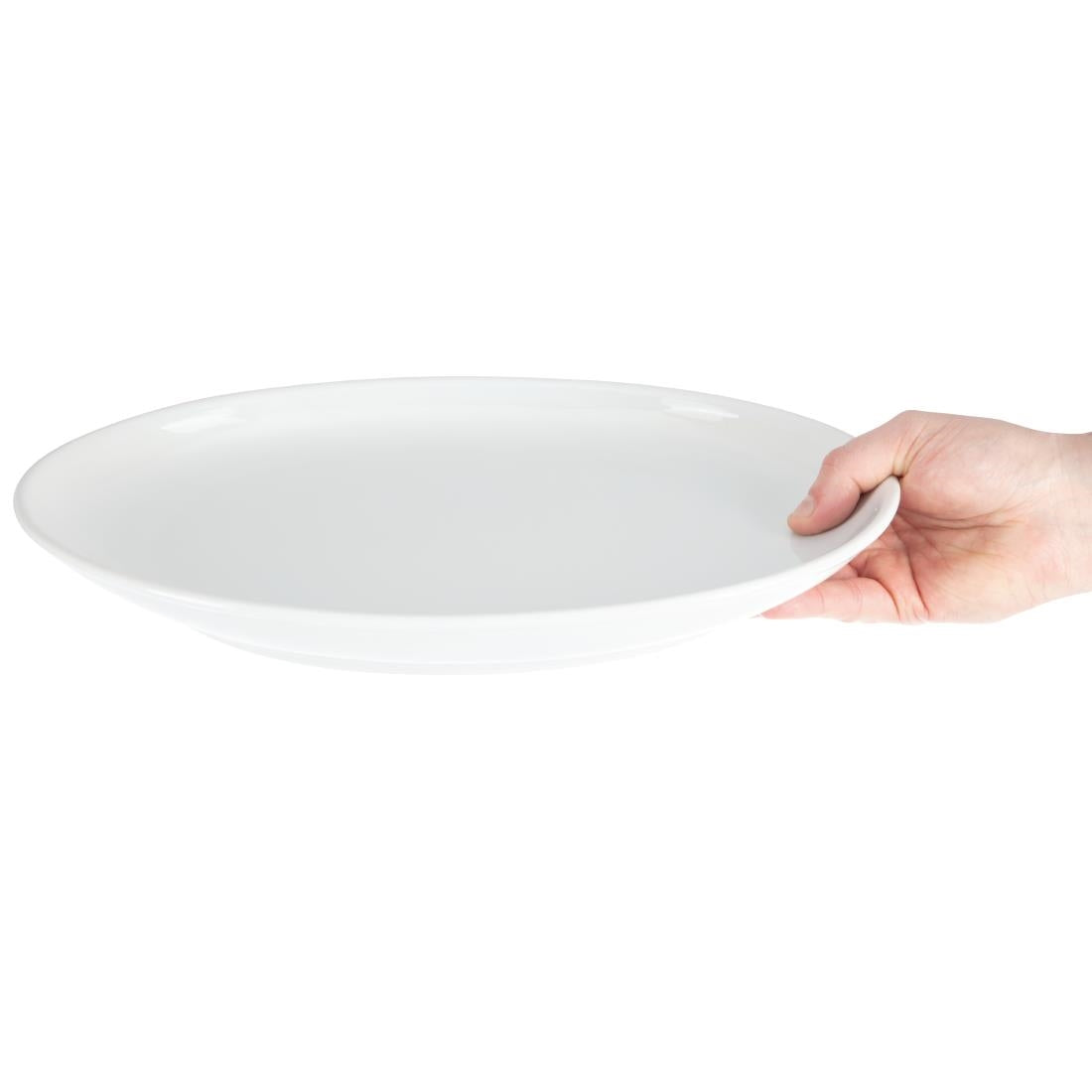 CC891 Olympia Whiteware Diepe Ovale Schaal 36,5x23,5cm (2 Stuks)