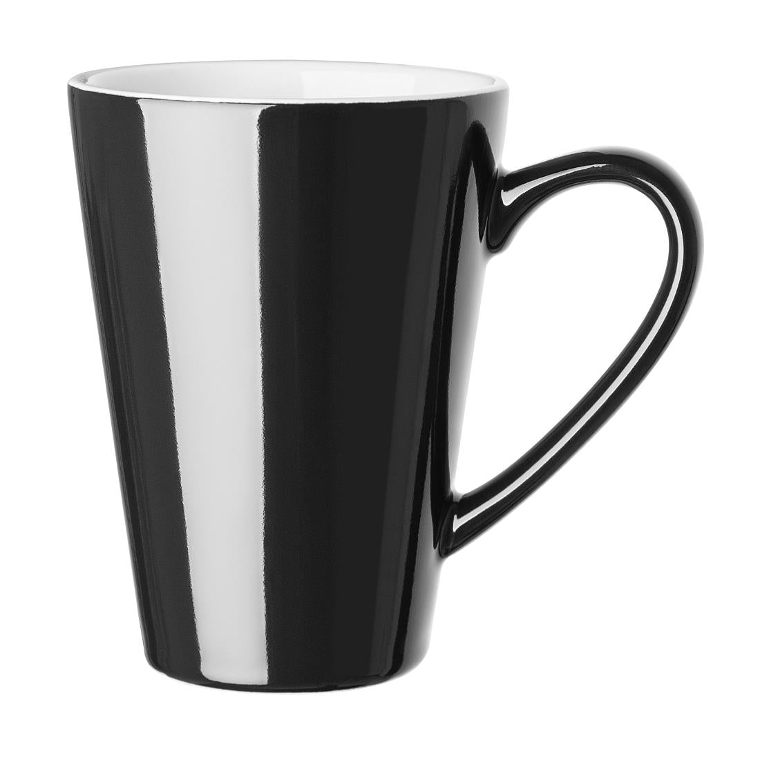 CU957 Olympia cafe latte cup zwart - 340ml 11.5fl oz (12 stuks)