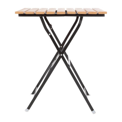 GJ765 Bolero vierkante imitatiehouten tafel 60cm