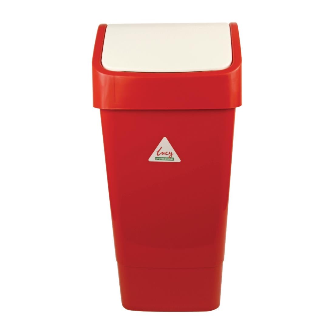CC079 SYR afvalbak met schommeldeksel rood