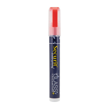 CU774 Securit Waterproof krijtstift (Glas + Krijtbord) in rood met 2-6mm penpunt