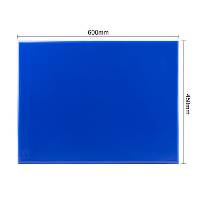 CH303 Hygiplas HDPE snijplanken set met rek 610x455x25mm