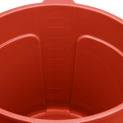 FU832 Jantex Rode Maatemmer Met Schenktuit 10Ltr
