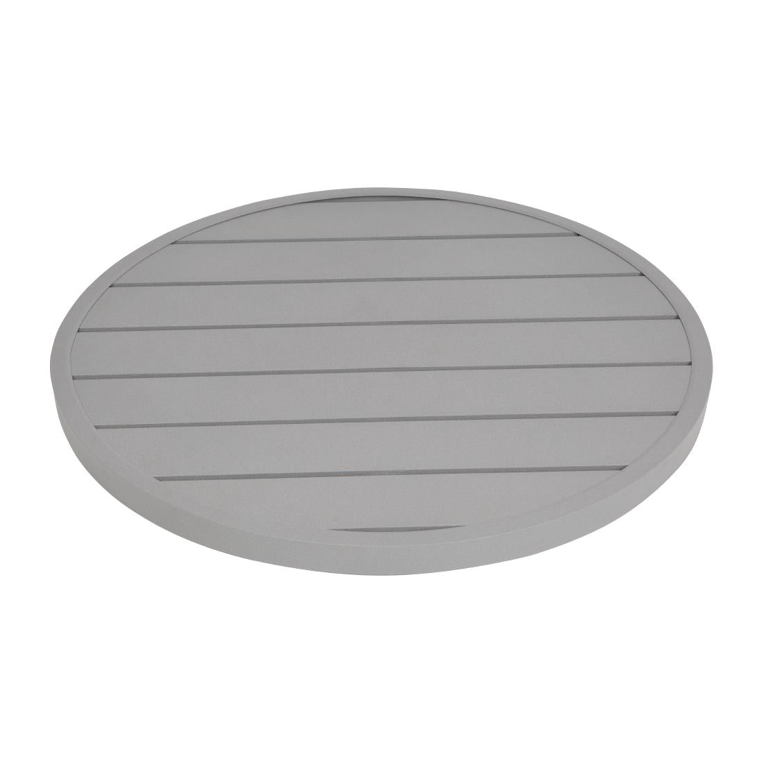 FX038 Bolero aluminium tafelblad rond lichtgrijs 580mm