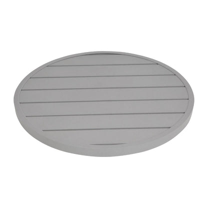 FX038 Bolero aluminium tafelblad rond lichtgrijs 580mm