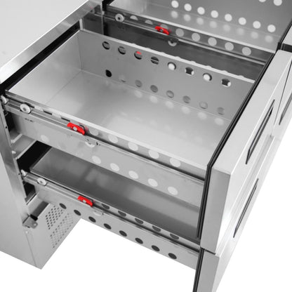 CR711 Polar G-serie koelwerkbank met 6 laden