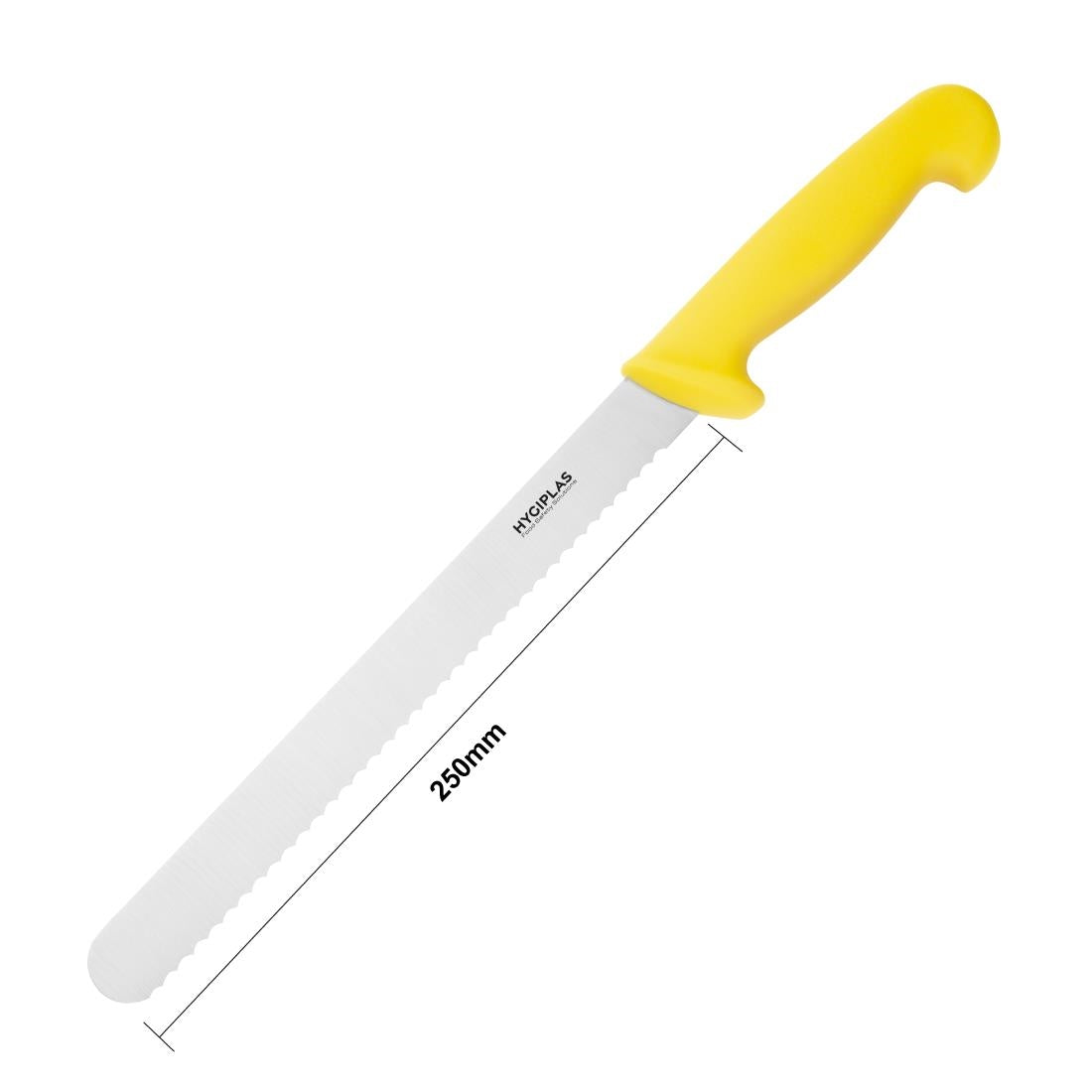 C810 Hygiplas gekarteld hammes 24.8cm geel