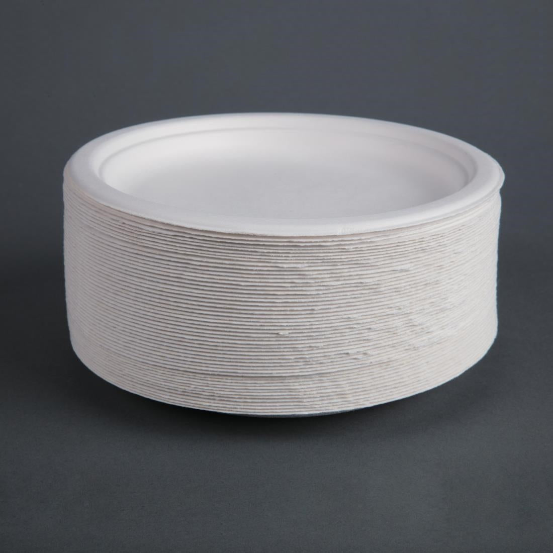 CW905 Fiesta Compostable composteerbare bagasse borden 17,9cm (50 stuks)