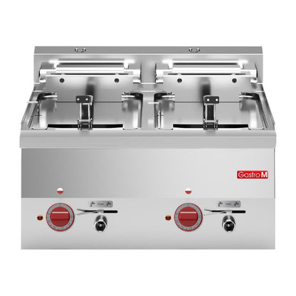 GL909 Gastro M 600 elektrische friteuse 2x 10Ltr 60/60 FRE