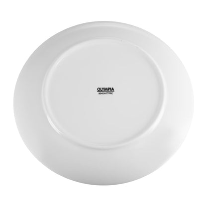U079 Olympia Whiteware Coupeborden 25cm (12 Stuks)