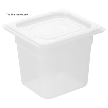 HZ345 Nisbets Essentials Polypropyleen 1/6 Gastronormbak 150mm