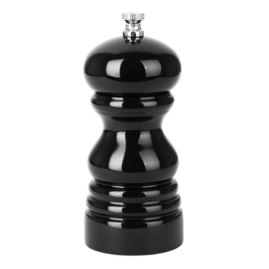 DN651 Olympia Zout- Of Pepermolen Zwart Hevea Hout 125mm