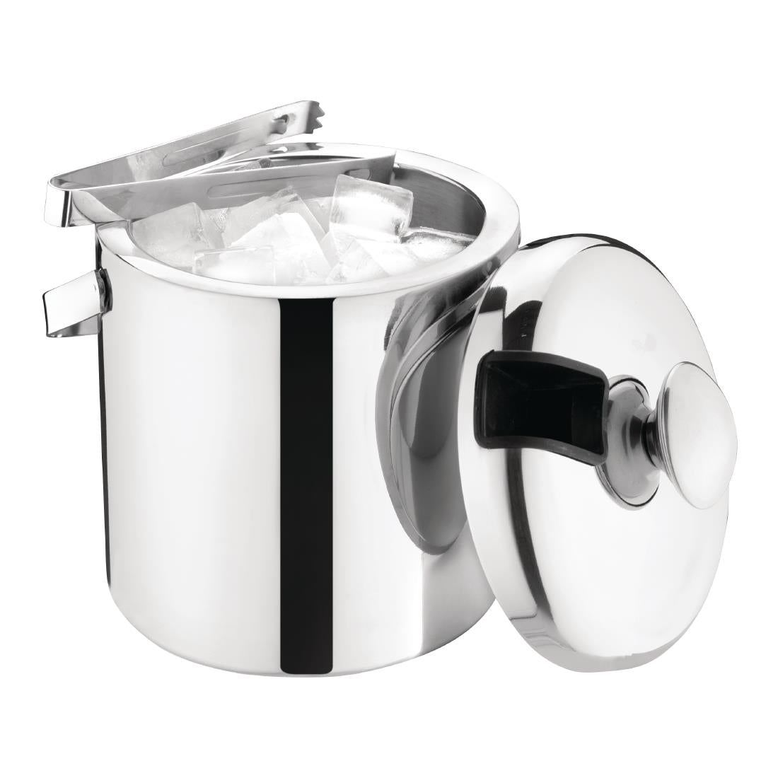 L279 Olympia ijsemmer met deksel en tang 1,23Ltr
