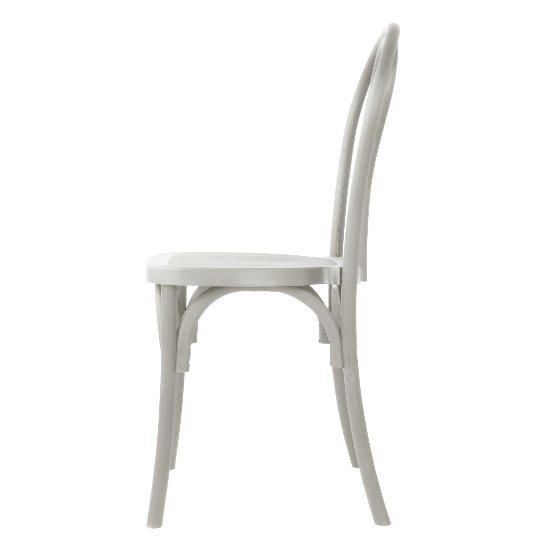 HW288 Bolero Soho Bentwood Stijl Harsstoelen Limewash (4 Stuks)