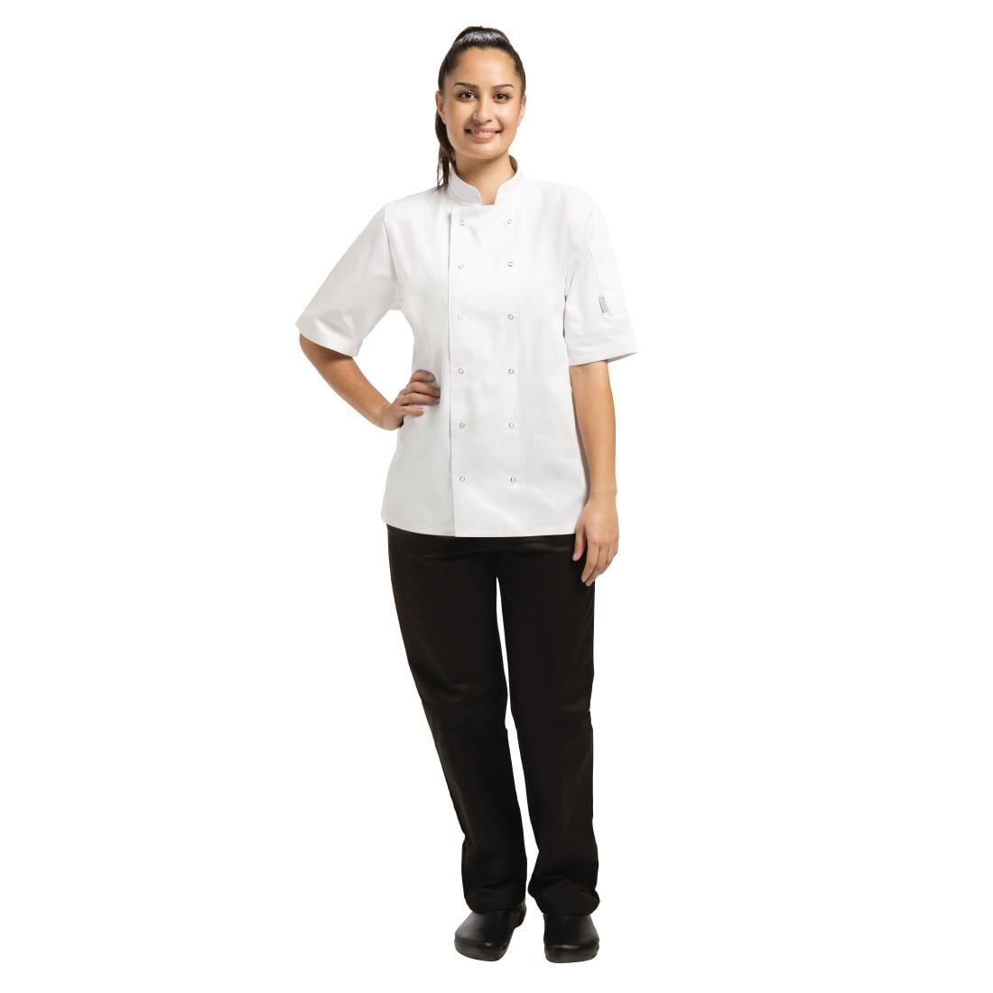 A211-XS Whites Vegas koksbuis korte mouw wit XS