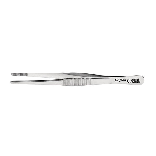 CC163 RVS micro pincet met ronde punt 16cm