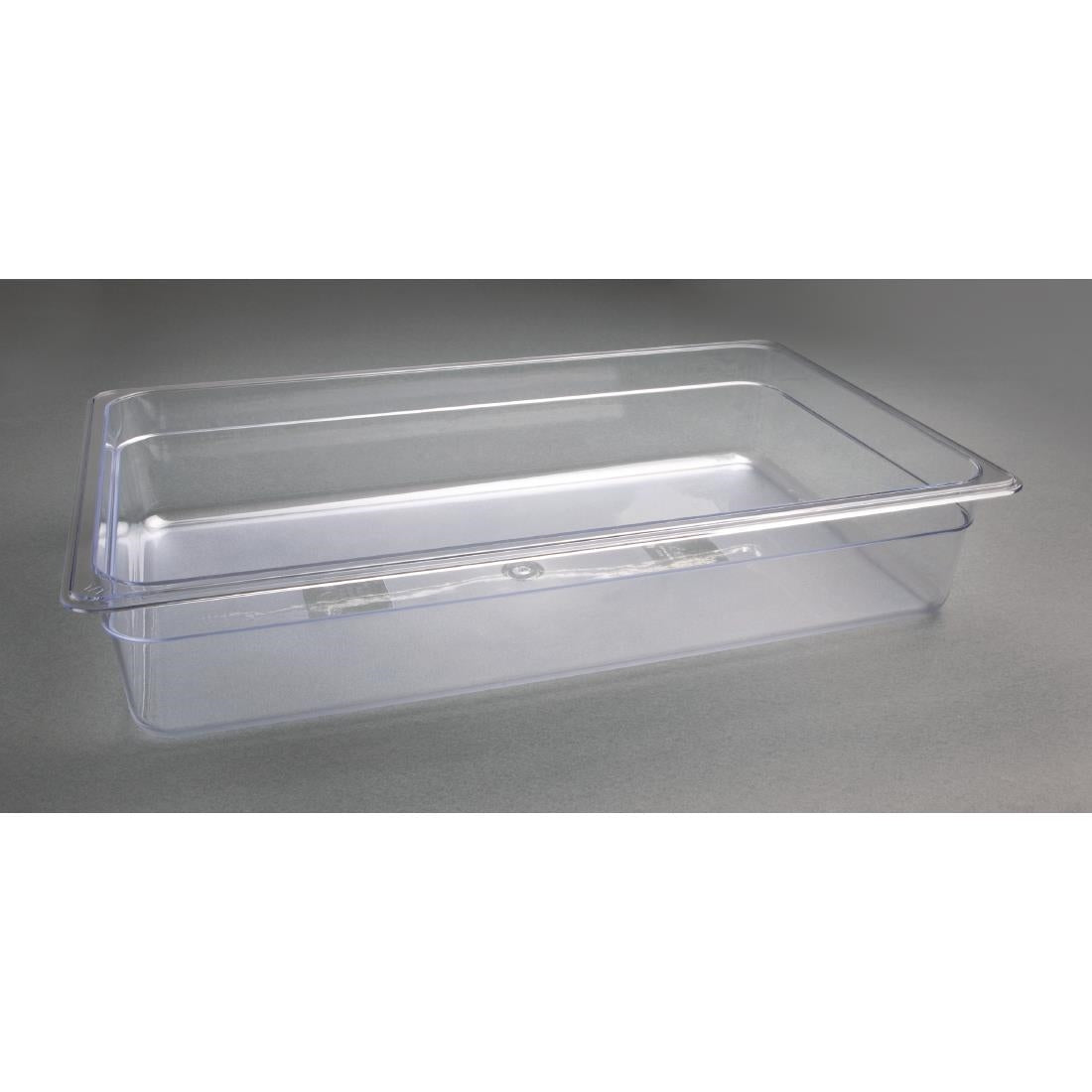 U225 Vogue polycarbonaat 1/1 gastronorm container 100mm transparant