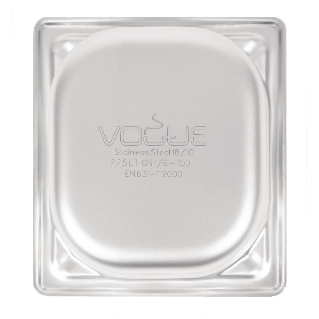 DW451 Vogue RVS GN 1/6 bak 150mm