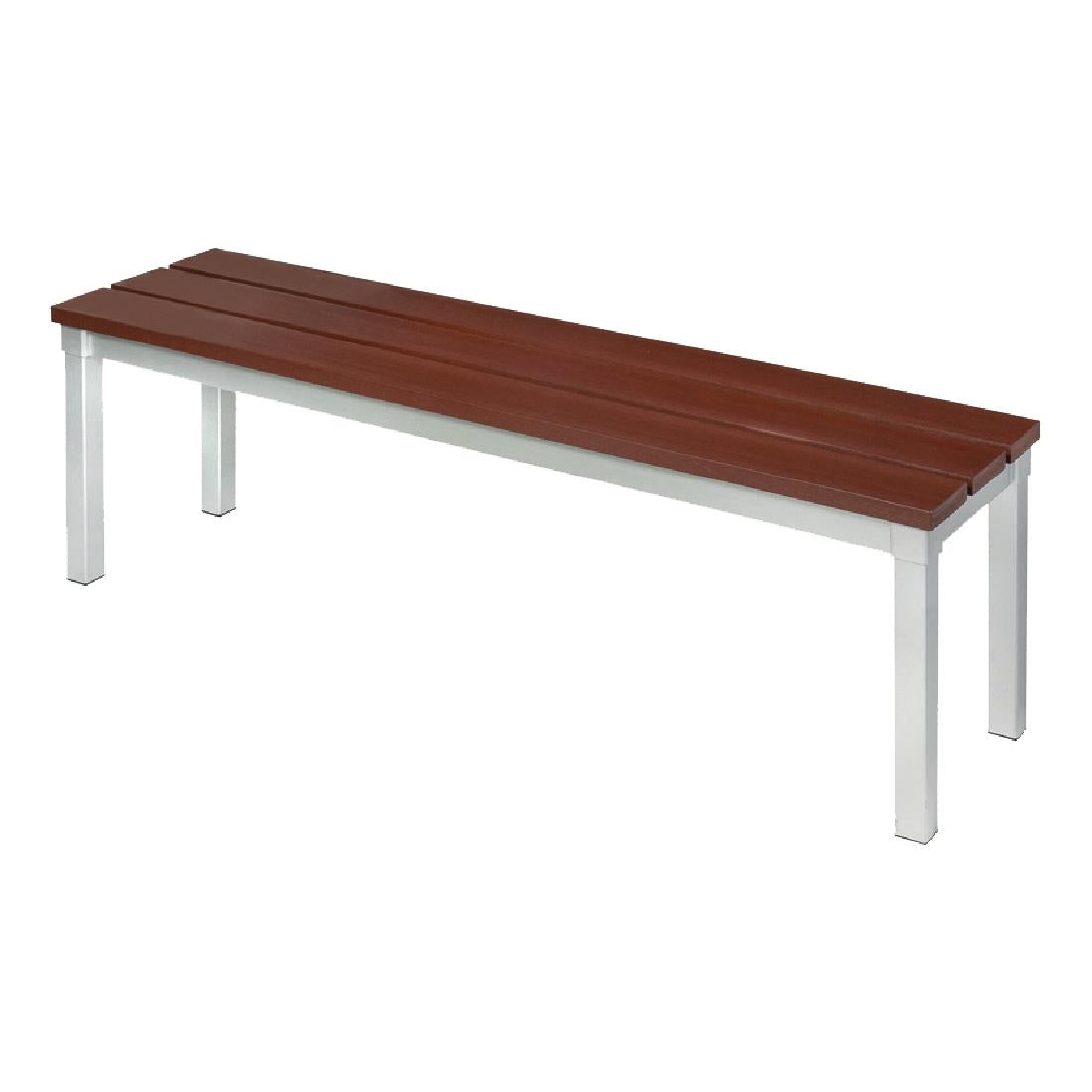 CK814 Enviro buitenbank van imitatiehout met walnooteffect 105cm