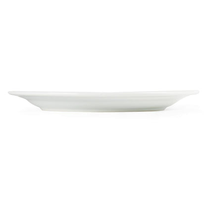 CB481 Olympia Whiteware Borden Met Brede Rand 25cm (12 Stuks)