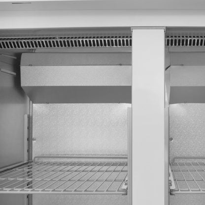 CW195 Polar G-serie Gastro 2-deurs koeling met gedeelde deuren 1200L