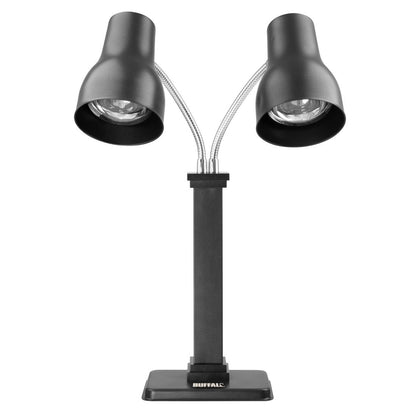 JA868 Buffalo Dubbele Warmtelamp Snijstation Mat Zwart 2x250W