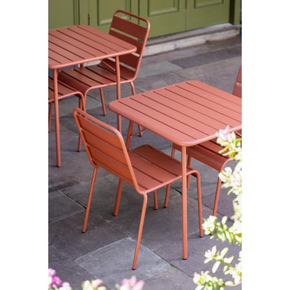 CK064 Bolero Terracotta vierkante stalen lattentafel - 700 mm