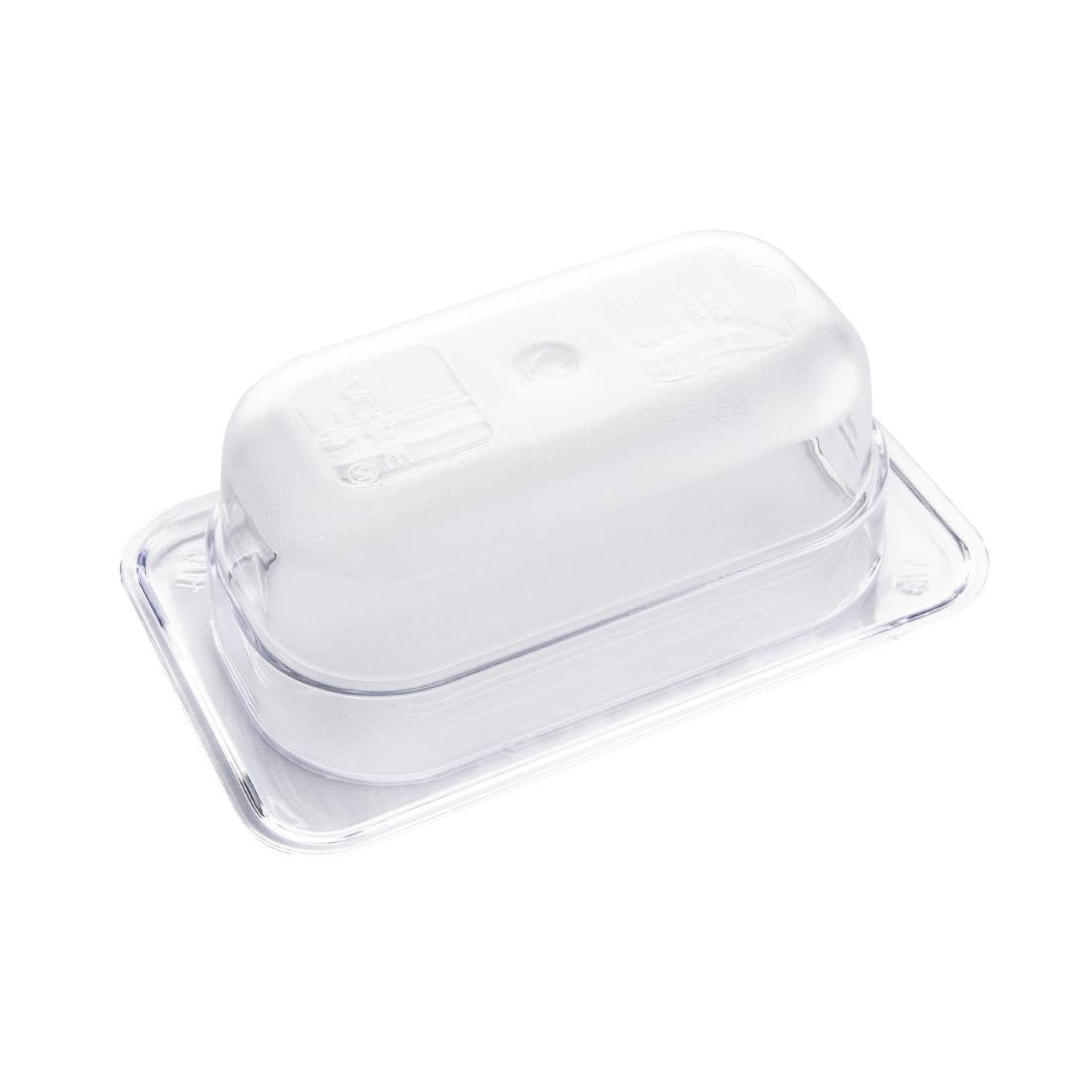 U242 Vogue polycarbonaat bak transparant GN1/9 65mm