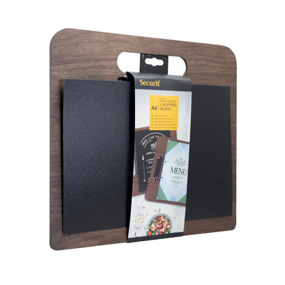 CU930 Securit Walnut range menukaart Snijplank met ringband