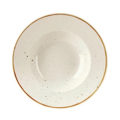 DF798 Churchill Stonecast Barley White Kom Met Brede Rand Large 27.69cm (12 stuks)