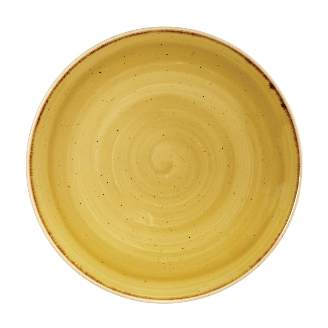 DF785 Churchill Stonecast Mustard Lotus Evolve Coupe Bord 26cm (12 stuks)