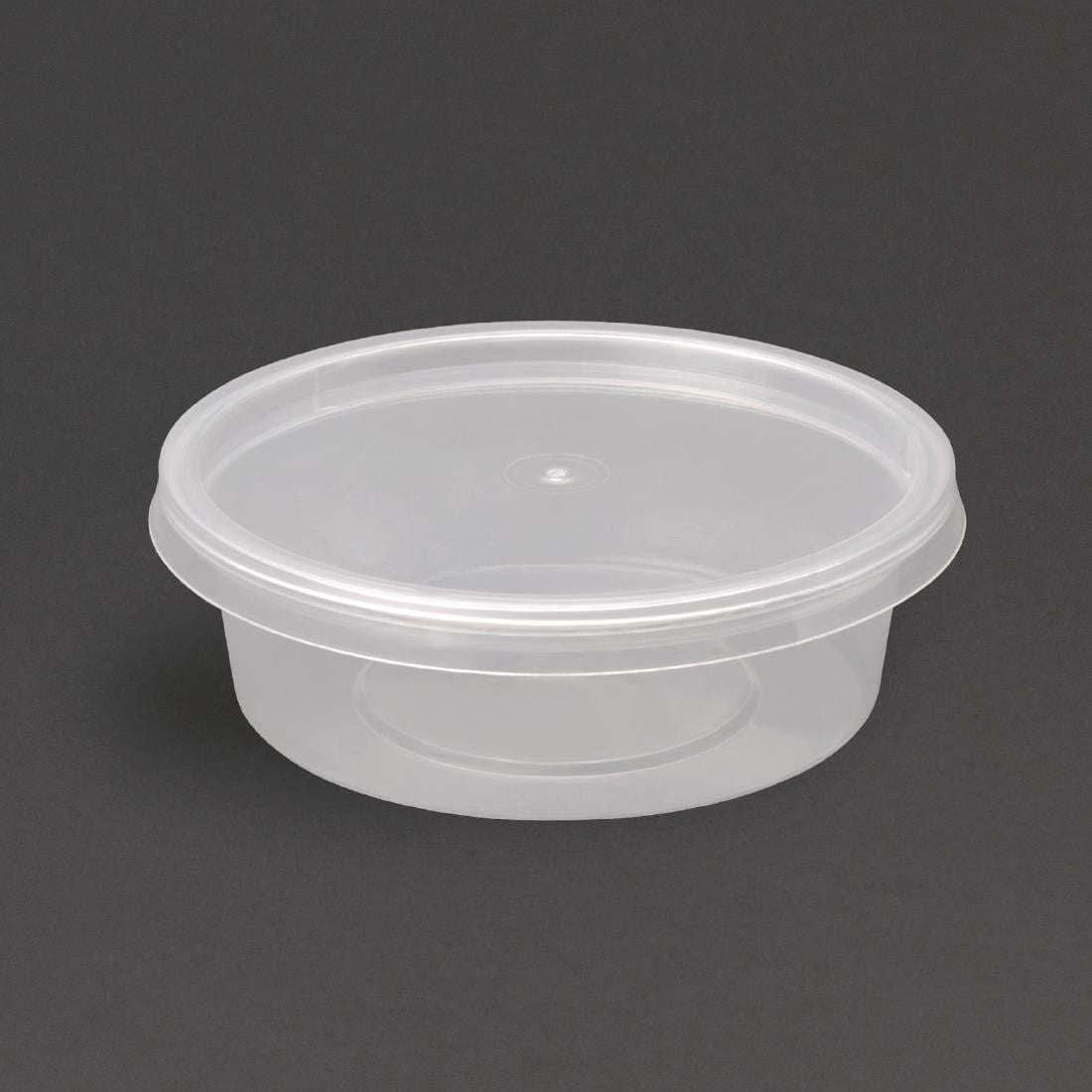 CT285 Fiesta recyclebare plastic magnetronbestendige delicatessenpotten 50ml (100 stuks)