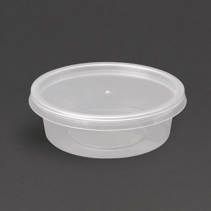 CT285 Fiesta recyclebare plastic magnetronbestendige delicatessenpotten 50ml (100 stuks)
