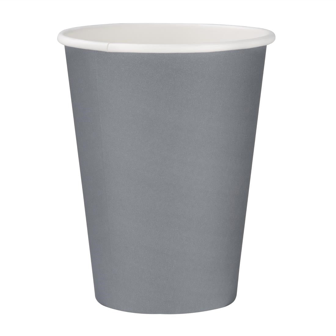 GP416 Fiesta Recyclable koffiebekers enkelwandig blauwgrijs 340ml (1000 stuks)