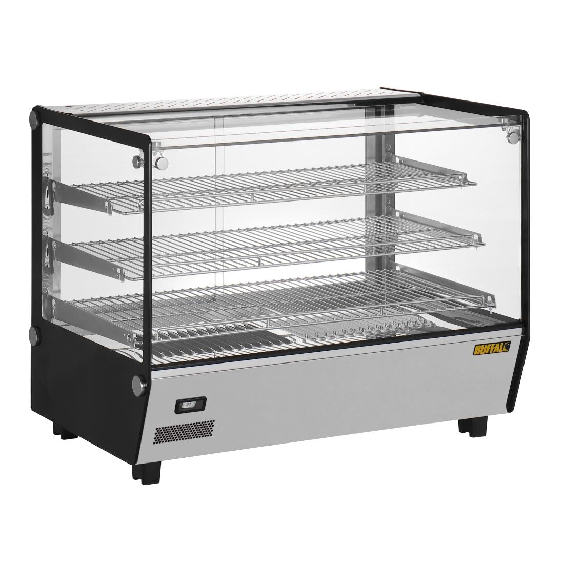 HW924 Buffalo Vierkante Aanrecht Verwarmde Display Merchandiser 160Ltr