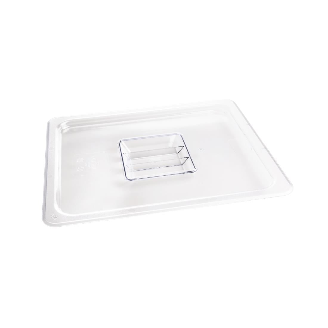 U245 Vogue polycarbonaat 1/2 gastronorm deksel helder