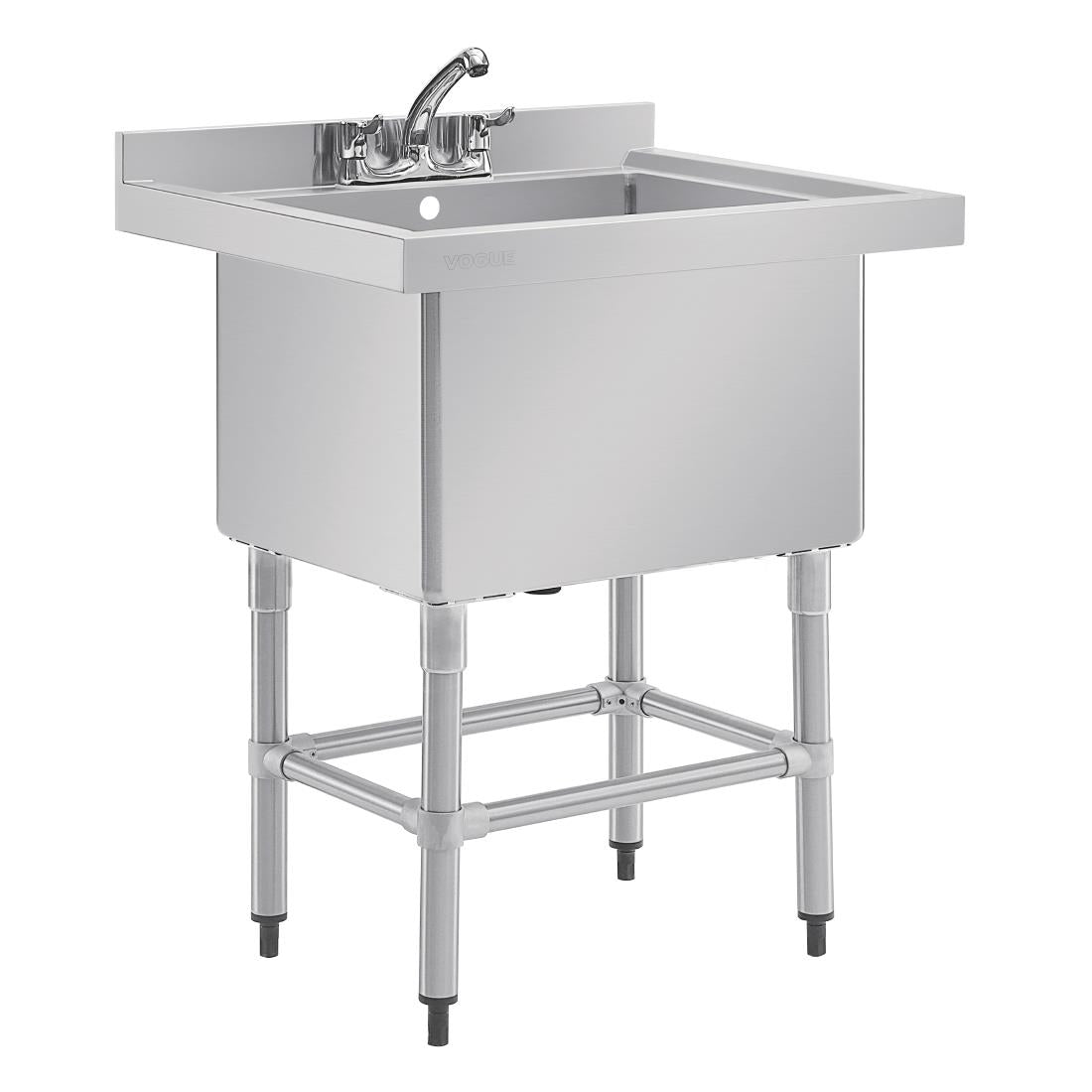 CE141 Vogue diepe RVS spoelbak 77x60cm