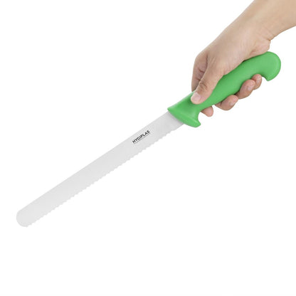 FX121 Hygiplas Slicer Gekarteld Groen 24.8cm