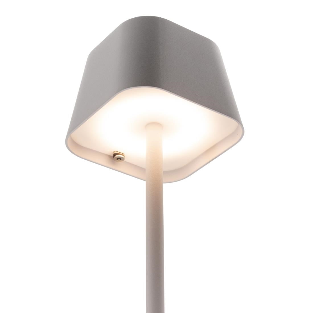 GR658 Securit Witte Dimbare Led Tafellamp Georgina Incl Magnetische Oplaadkabel